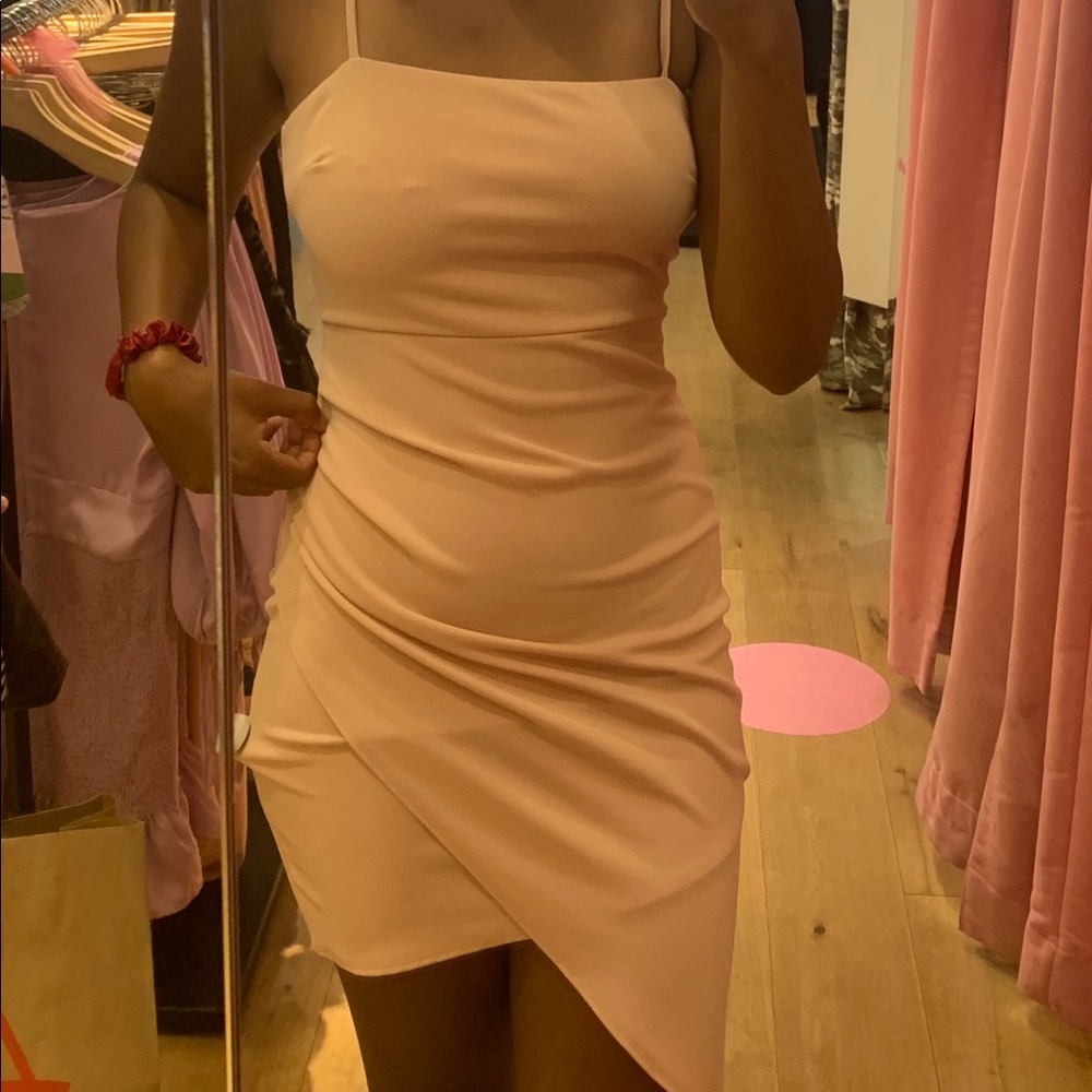 Bodycon asymmetrical dress
